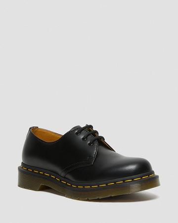 Women's Dr Martens 1461 Smooth Leather Oxfords Shoes Black | AU 371YXF